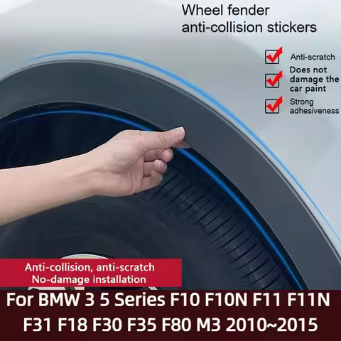 For BMW 3 5 Series F10 F10N F11 F11N F31 F18 F30 F35 F80 M3 2010~2015 Car Wheel Eyebrow Wheel Arch P