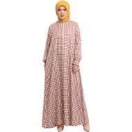 Elzatta Dress Gamis Wanita Muslimah Busui & Wudhu Friendly Motif Frills Premium Terbaru