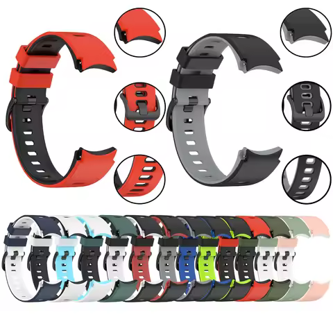 20mm watch Band For Samsung Galaxy Watch 6 classic 43mm 47mm The New Silicone Sports Bracelet Galaxy