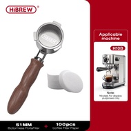 SALE HiBREW Coffee Bottomless Portafilter 51MM 58MM Filter Basket Espresso Machine Barista Tool H10A