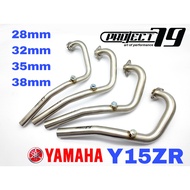 Project79 Manifold Welding Yamaha Y15ZR Universal Stainless Steel Link Pipe 28mm 32mm 35mm 38mm Y15 