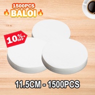 PRADO MALAYSIA 500pcs 11.5/13.5/15c FOOD GRADE Leak Proof Paper Anti-spill Tea Coffee Paper Sheet Ta