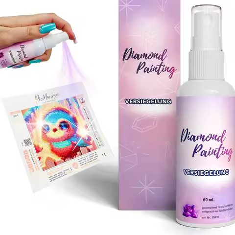 Diamond Painting Sealer Spray - 30 Minutes Quick Dry Diamond Art Sealer Glue, Keep Diamond Art Fixed
