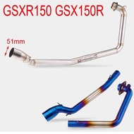 유Slip On Exhaust For SUZUKI GSXR150 GSX150R GSX S150 GSX-S150 2017-2021 Years Exhaust pipes and ☪⚖