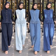 MILA SET BY MSF YUKENSI SET LATEST JEANS SET MSF PREMIUM JEANS