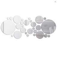 Wall Decals Round Circle Wall Diy Decorations Bedroom Circle Wall Stickers Mirror Diy Decorations Stickers Removable Decorative Removable Decorative Mirror Decorations Bedroom Room