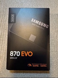 Samsung 870 EVO 2.5" 500GB 全新未開封 私人自讓