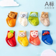 Stokin Bayi Baru Lahir Stoking Kapas Musim Bunga dan Musim Gugur Stokin Lantai Anti-Slip Lelaki dan 