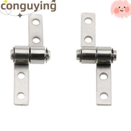 CONGUYING Small Metal Damping Hinge, Metal Steel Sliver 360 Degree Torque Hinge, Portable Torque Sha