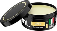 Flossy Hair Wax for Men, Water-Based Hair Wax Stick, Remoldable Hair Pomade for Styling and Adding V