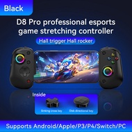 BSP D8 PRO RGB Tablet Controller Wireless Handle For Switch Game BT-Compatible Stretch Joystick For 