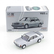 XCARTOYS 1/64 Y65-02 Benz โลหะผสมสีฟ้า190E รถ Diecast เด็กผู้ชายของเล่นของขวัญคริสต์มาสโมเดลรถยนต์เค