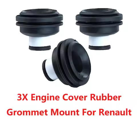 3X Engine Cover Rubber Grommet Mount Clips 1.5 & 1.9 DCi For Renault Clio II III Kangoo I Modus Twin