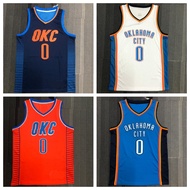 [Hot pressed]Oklahoma City Thunder Basketball Jersey Williams Westbrook Holmgren Alexander