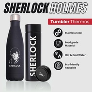 TERMOS SHERLOCK HOLMES - TUMBLER THERMOS CUSTOM DESIGN LOGO SHERLOCK HOLMES