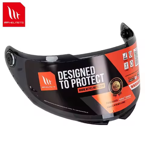Replacement helmet face shield for MT THUNDER 4 SV STINGER 2 helmet MT-V-28B shield original MT spar