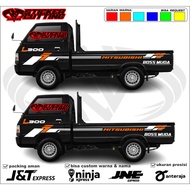 L300 PICK UP CAR STICKERS MITSUBISHI L 3OO SIDE BODY CUTTING STICKERS