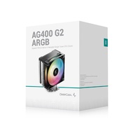 DeepCool AG400 G2 ARGB CPU Cooler Tower 4 Heatpipe with RGB Fan / COM56-DEE