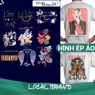 [Image ironed, heat pressed] Image of Girl 8 ironed with iron, iron