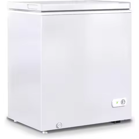 5.0 Cu.Ft Deep Chest Freezer with 7-Level Adjustable Temperature Compact Freezer with Removable Hang