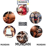 MUNDAN 2pcs Occlusion Training Bands, Adjustable Extra Wide Straps Blood Flow Restriction Bands, Qui
