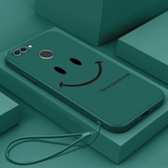 casing Huawei Y7 2018 NOVA2 LITE phone case softcase Silicone New designLovely Smiling expression CASE