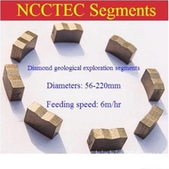 56-220mm Diamond Segments For Sintered Pdc Geological Core Drill Bits For Well Oilfield Coalfield Ga