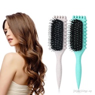 Cross-Border Hot-selling Wheat Straw Bounce Comb Curling Brush Same Style Curling Comb Definition St