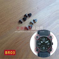 เครื่องมือยึดเคสนาฬิกาสีดำ/ สีเงินสกรูสำหรับ Bell &amp; Ross นาฬิกา42mm br03