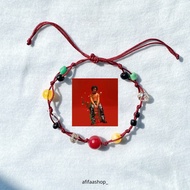 D4VD BRACELET 田Here With Me田 -d4vd indo version d4vd Album Bracelet/ d4vd rope bracelet/ Drawstring 