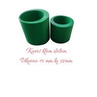 45 to 38 mm rubber clamp in automatic rotating wood clamp fiber connector