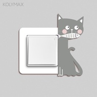 K-88/KOLYMAXCartoon Cat Switch Sticker Light Socket Decoration All-Inclusive Case RORI