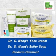 Dr Wong Sulfur Soap Bioderm Ointment Cream With Moisturizer Aloe Vera