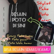 OWN PHOTO PRINT SWEATER custom photo hoodie sweater/ custom photo hoodie/ sweater/