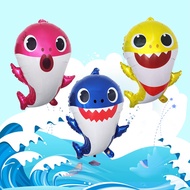 Baby Shark Aluminum Foil Balloon Children's Toy Birthday Party Decoration Cartoon Shape Aluminum Film Balloon