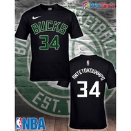 Lint9 Cotton T-Shirt 1 Print Milwaukee Bucks Antetokounmpo Plus Size Christmas Gifts For