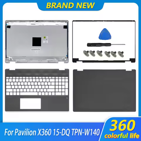 Laptop Pavilion X360 NEW For Pavilion X360 15-DQ TPN-W140 Laptop LCD Back Top Cover Front Upper Palm