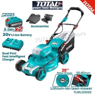 TOTAL P20s 20v Series Lithium-ion lawn mower + 2pcs 5.0Ah Battery pack  + 1pcs dual port charger 锂离子