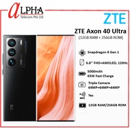 ZTE Axon 40 Ultra 5G *FREE NTUC Voucher* | 64MP Triple Camera | Under-display Camera | Snapdragon 8 Gen 1 |