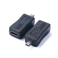 Mini 8-Pin USB to USB C, Type C Female to Mini 8Pin Male Convert Adapter Support Charge Data Sync fo