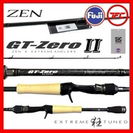 ZEN GT-ZERO 2 II Extreme Tuned Baitcast & Spinning Fishing Rod BC Baitcasting R-3 Nano Fuji SIC Guid