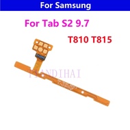 For Samsung Galaxy Tab S2 9.7 T810 T813 T815 T817 T819 Original Tablet Phone Power Volume Button On Off Side Key Flex Cable