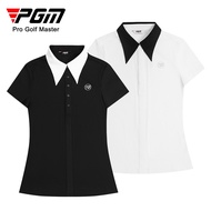 GOLF BY TUS - PGM YF789 Women's Golf Shirt – Short Sleeve Polo & T-shirt, Breathable, Spring Summer 