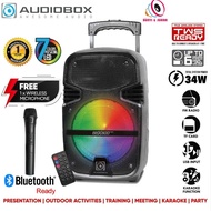 Sonicgear Audiobox BBX800 TWS Bluetooth Trolley Speaker Wireless Mic included Portable Karaoke Free Wireless Microphone