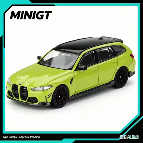 MINIGT 1:64 BMW M3 M Performance Touring Pot 1102 # Alloy Car Model Simulation Static Ornament, Adul