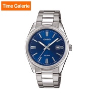 CASIO General Dark Blue Dial with Stainless Steel Dial Analog Men Watch MTP-1302PD-2A