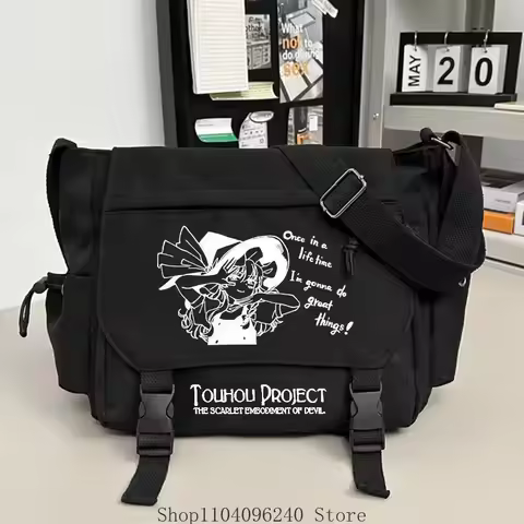 Touhou Project Kirisame Marisa Anime Cosplay Game Student Crossbody bag Unisex Shoulder bag Backpack