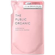 The Public Organic Shampoo, Refill, Super Positive, 13.5 fl oz (400 ml), Amino Acid, Aroma, Essential Oils, Additive-free, Hair Care, Non-Silicone, Made in Japan