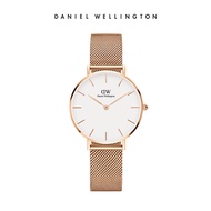 （สาขาของแท้）Daniel wellington  นาฬิกาข้อมือ หญิง นาฬิกาdw นาฬิกาผู้หญิงนาฬิกาทอง Petite ตาข่าย 32 มม. แฟชั่นนาฬิกาผู้หญิง