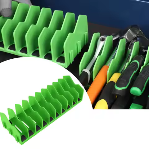 ABS 10 Slots Plier Organizer Rack Drawer Tool Box Rack Splicable Sturdy Pliers Tool Organizer Storag